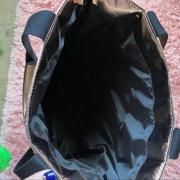 Victoria Secret Rose Gold Puffer Tote Bag - Picture 3 of 3